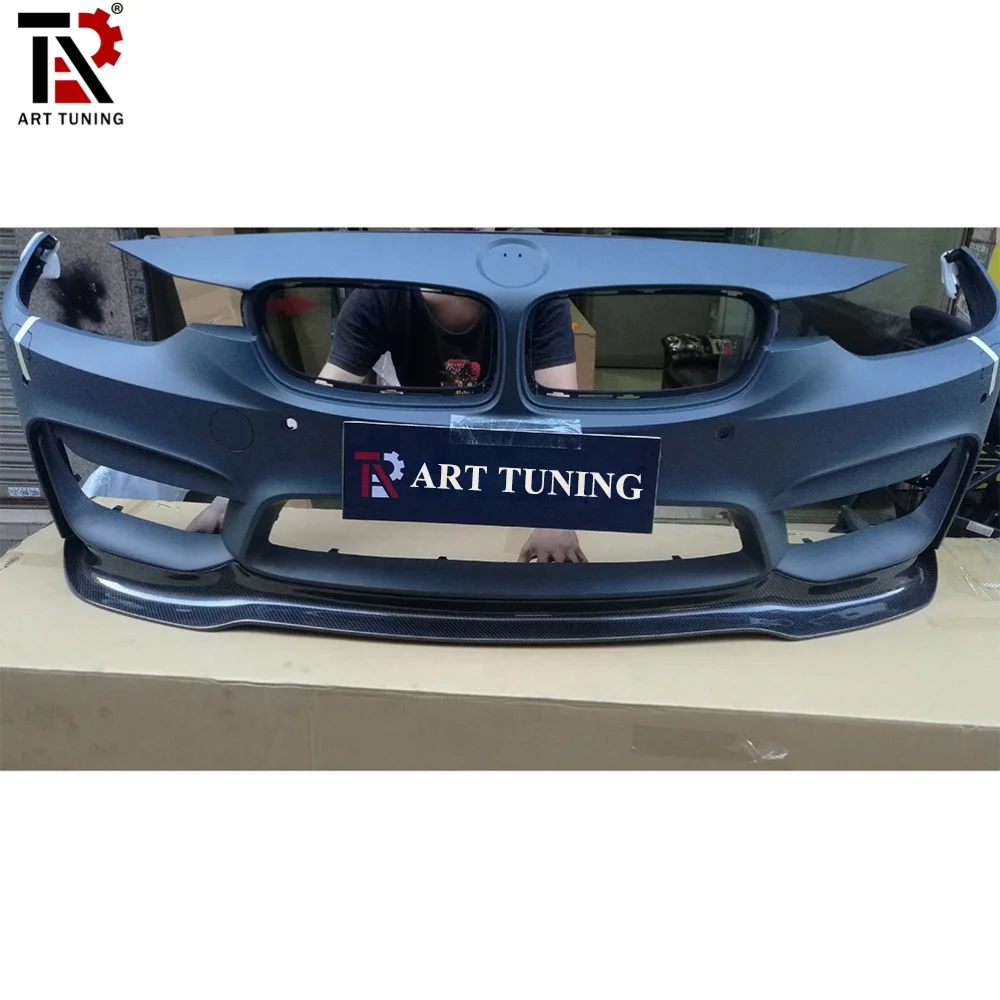 Carbon Fiber Front Bumper Lip for BMW F30 M3 Type Body Kit