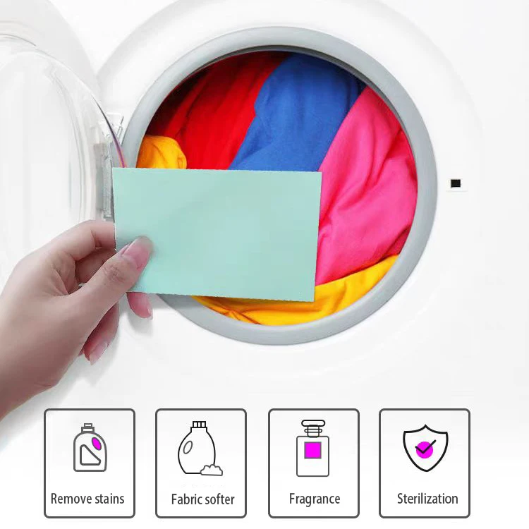OEM baby children safe ingredients Based on plant extraction Nano concentrated eco laundry detergent sheets