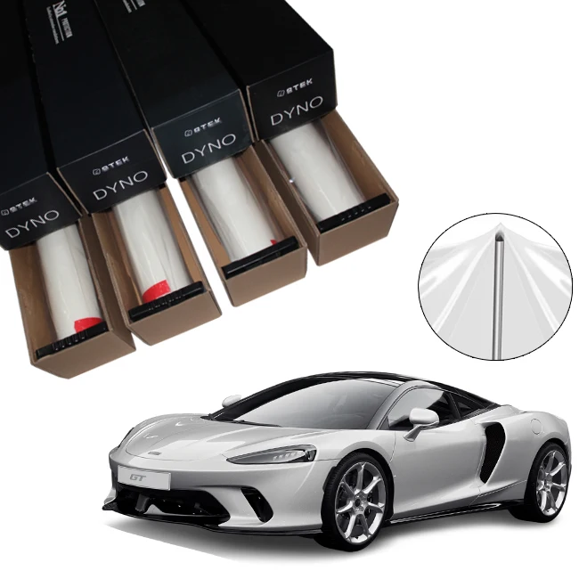 1.52m x 15m Top Stek quality paint protection film TPU Black high Gloss finish stek ppf vinyl wrap