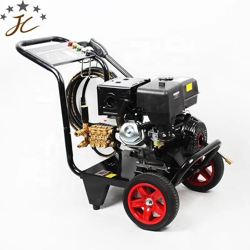Taizhou JC 200bar  portable gasoline 13hp power mini petrol gas car washer electric high pressure washer