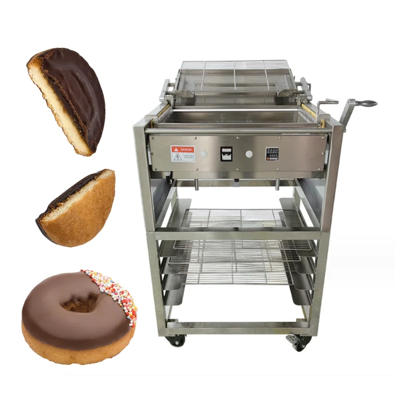 Stainless steel ice sugar gourd chocolate coating donut melting tempering machine strawberry