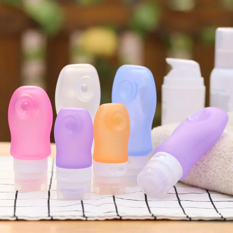 Без бисфенола А, новый дизайн, Детские Рекламные трубки для путешествий, подарки, силиконовая бутылка для шампуня, сжимаемые бутылки