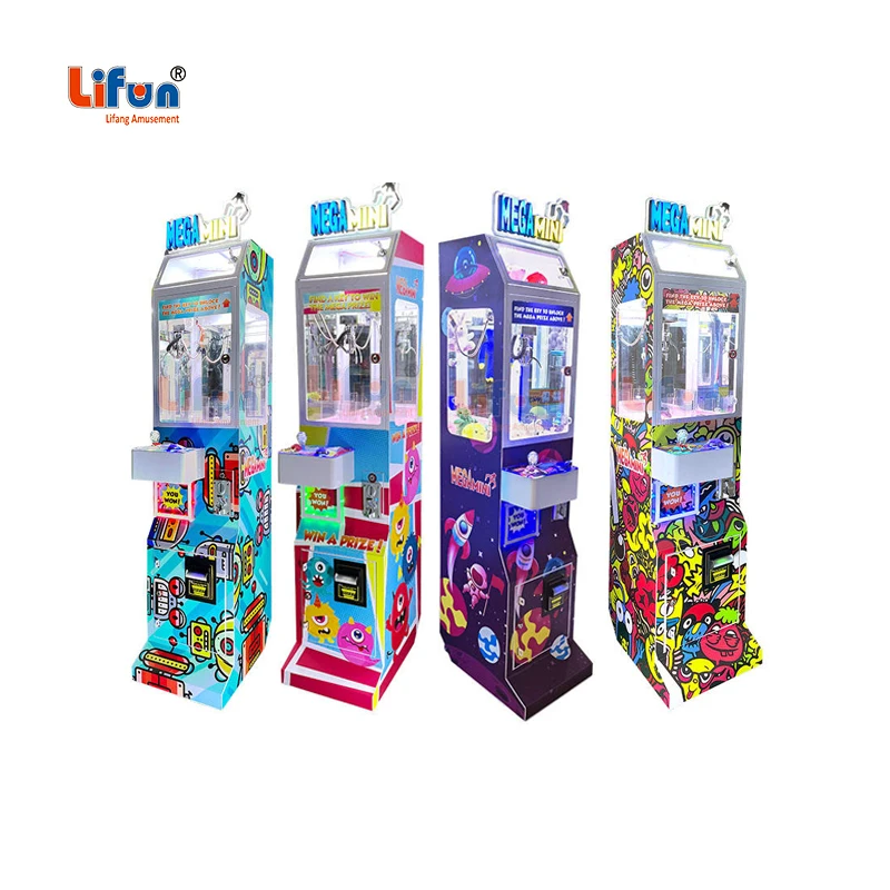 rainny lifang amusement alibaba customized small claw machine mega mini plush toy claw machine with bill acceptor