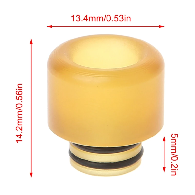 PEI 510 Drip Tip Wide Bore Electronic Cigarette Mouthpiece For Atomizer Vape
