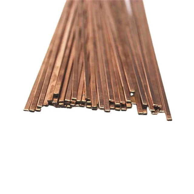 Hot Sale good quality copper phosphorus welding rod material brazing wires strip flat bar square rod