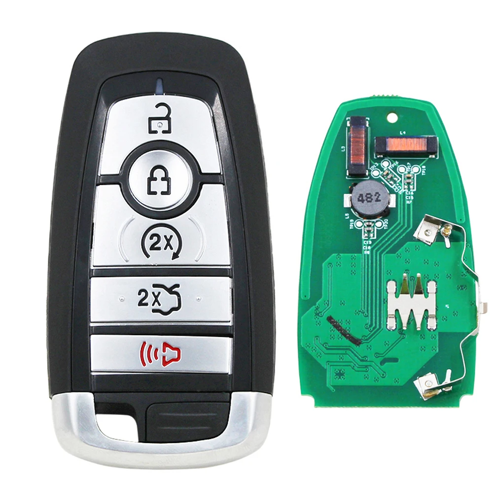 5 Button Smart Remote Key for Ford Edge Fusion 2017 2018 Expedition Explorer 2018 2019 315MHz ID49 Chip FCC ID: M3N-A2C93142600