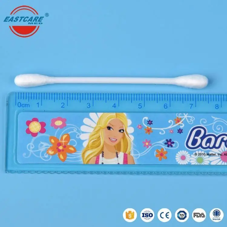 Assured oral pointed 3 inch swab 1000 cotton swabs 100piece