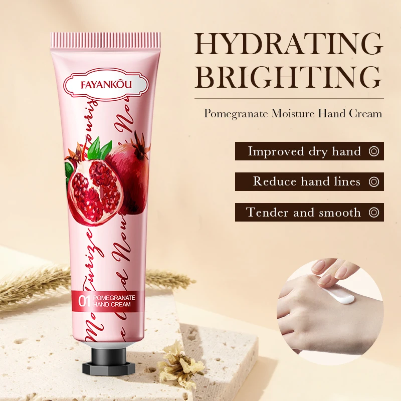 FAYANKOU Cosmetic moisturizing Natural Anti Aging Hand Care Cream Tube Organic Whitening Private Label Custom Lotion Handcream