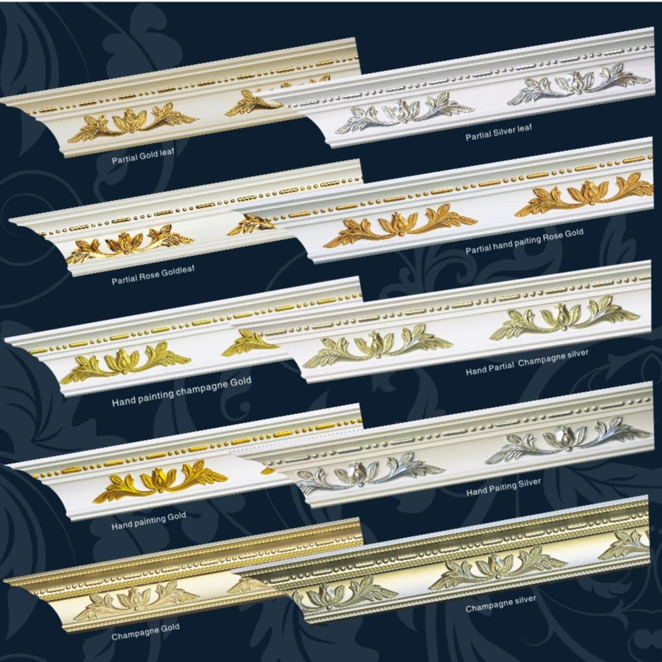Strength Business Wholesale Pu Moulding Pu Moulding Decorative Pu Foam Cornice Moulding