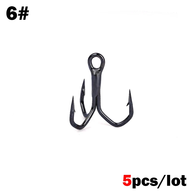 OUTKIT 10pcs 4x High Quality Mustad Wholesale Sea Fishing Freshwater Saltwater Lure Stainless Steel Treble Hooks
