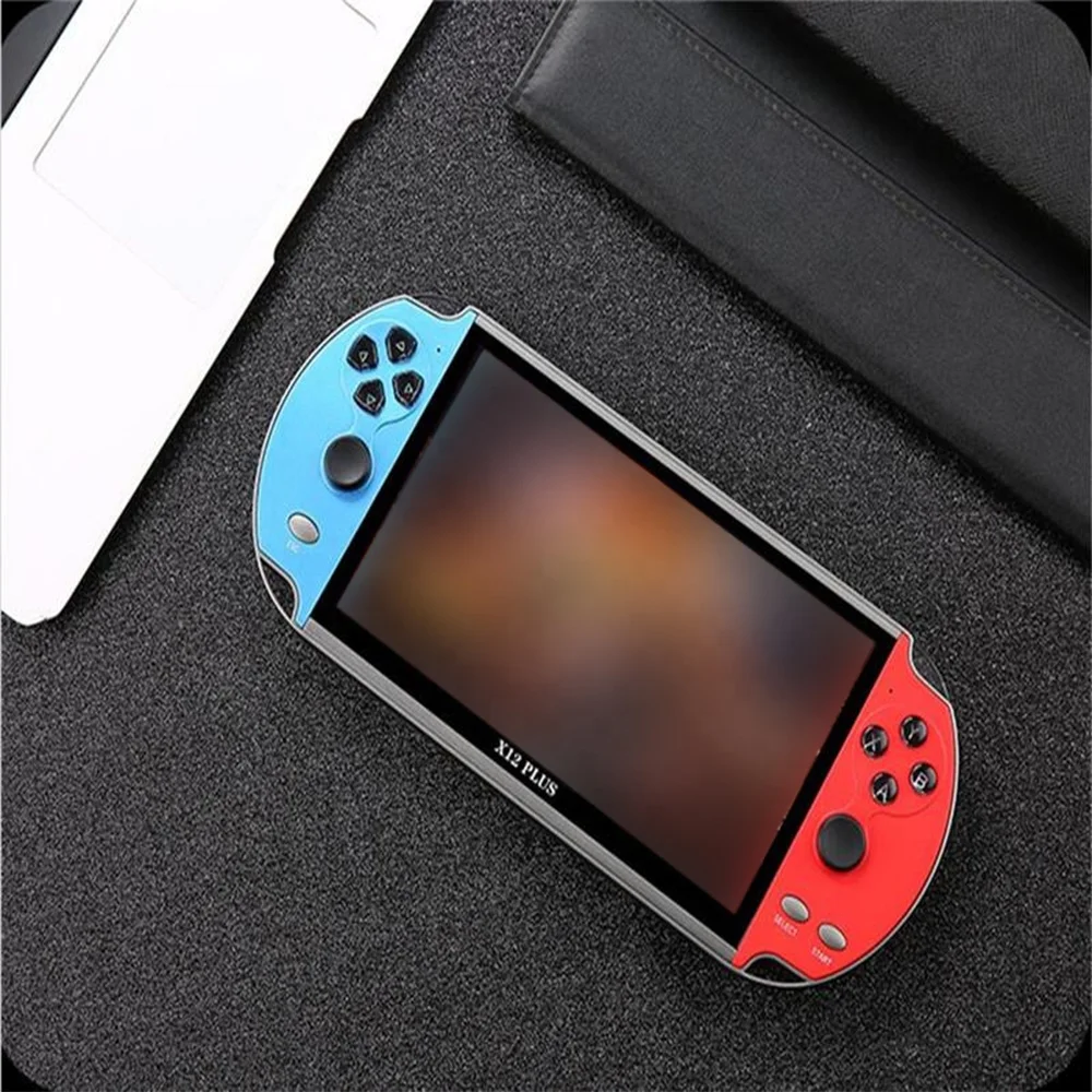 Hot Selling Support TF card X12 Plus Handheld Game Player Retro Games Video Retro Game Console 7.0 Inch Big LED Screen Player