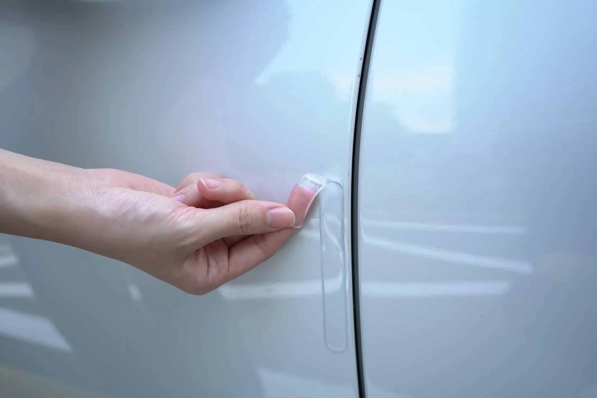 ZY Universal Anti-Scratch Car Door Handle Sticker Protective Film Door Bowl Protector