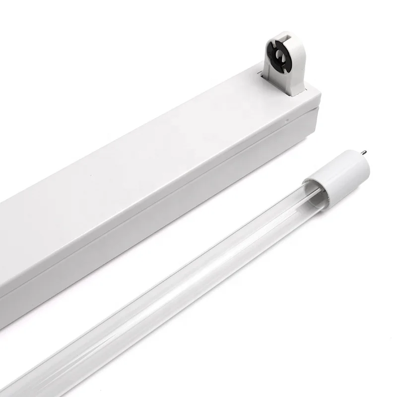 UVC свет 40 Вт кварцевая трубка УФ бактерицидная лампа и держатель для