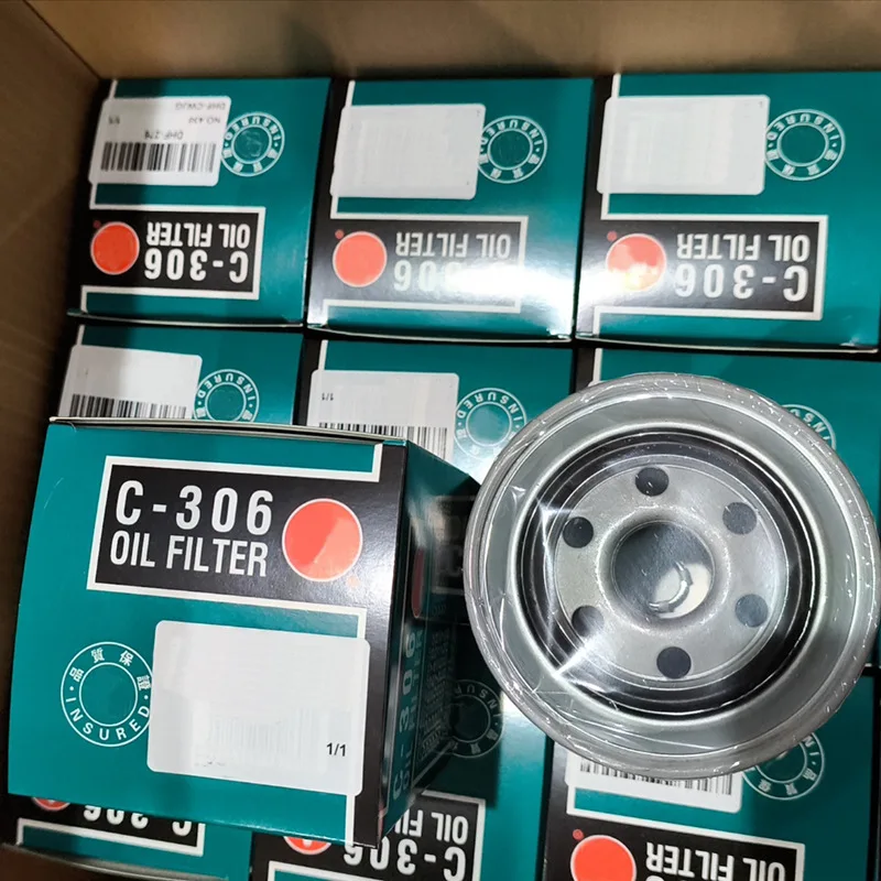 High Quality Low Price And Factory Direct C-306 MD069782 Oil Filter For MITSUBISHI GALANT L200 L300 L400 LANCER PAJERO