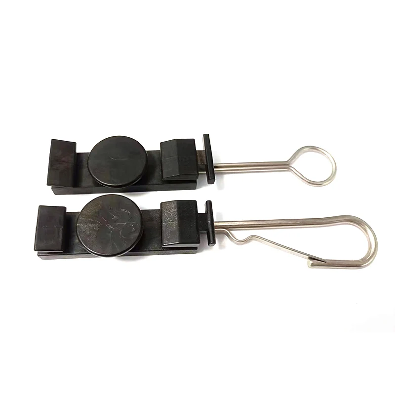 FTTH Anchor Plastic Small S type Cable Holder Fiber Drop Cable Anchoring ClampAnchor S type Cable