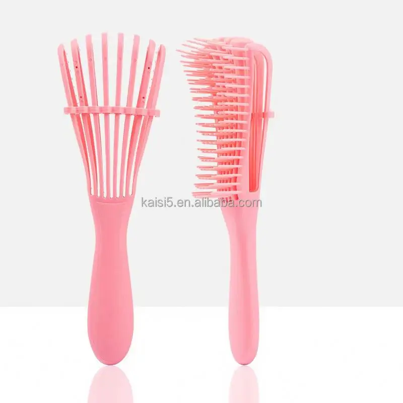 Detangling Hair Brushes. Eggdetangling Brush Detangler Haid Set Stretch Dark Pink Detangle Detangel With Logo Detanglibg For Wig