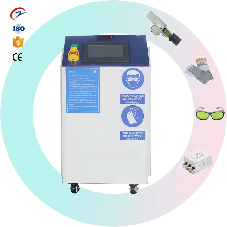 High Quality 1000w 1500w 2000w 3000w Laser Cleaning Machine For Clean Rust Oil etc
