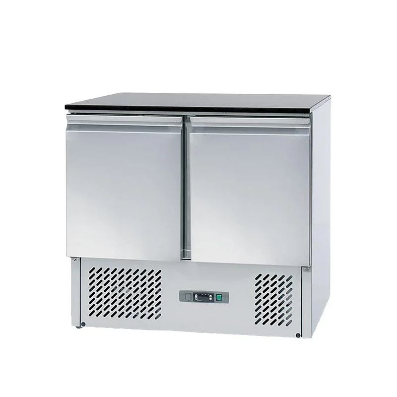 2 doors Marble Table Salad Worktable Chiller / Sandwich Worktable / Sandwich refrigerated worktop
