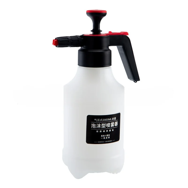 2 Liters Pressure Water Hand Foam Garden Car Wash Pump Sprayer Bottle For Gardens