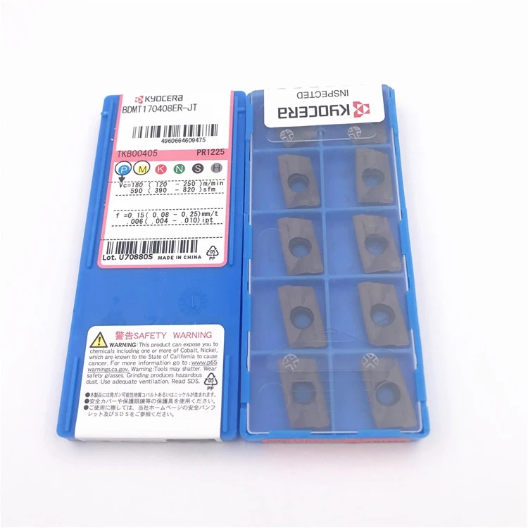 Kyocera inserts cutting tools milling insert BDMT170408ER-JT PR1225