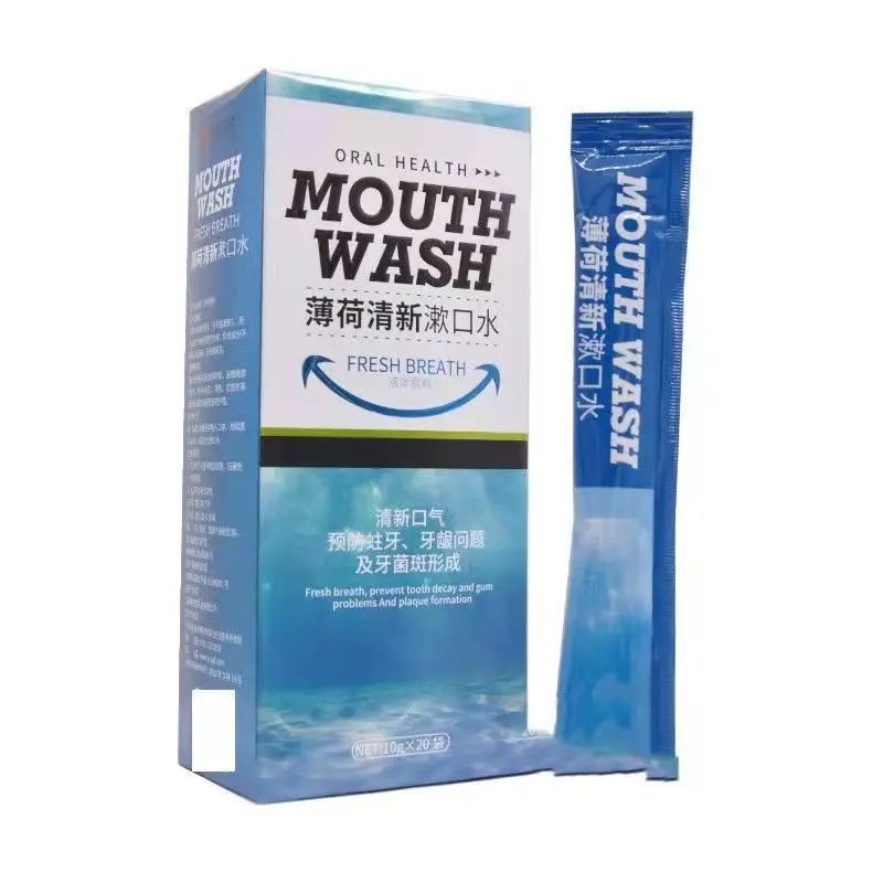 Рекламное качество, здоровый отбеливающий чистый ополаскиватель для рта с бутылкой