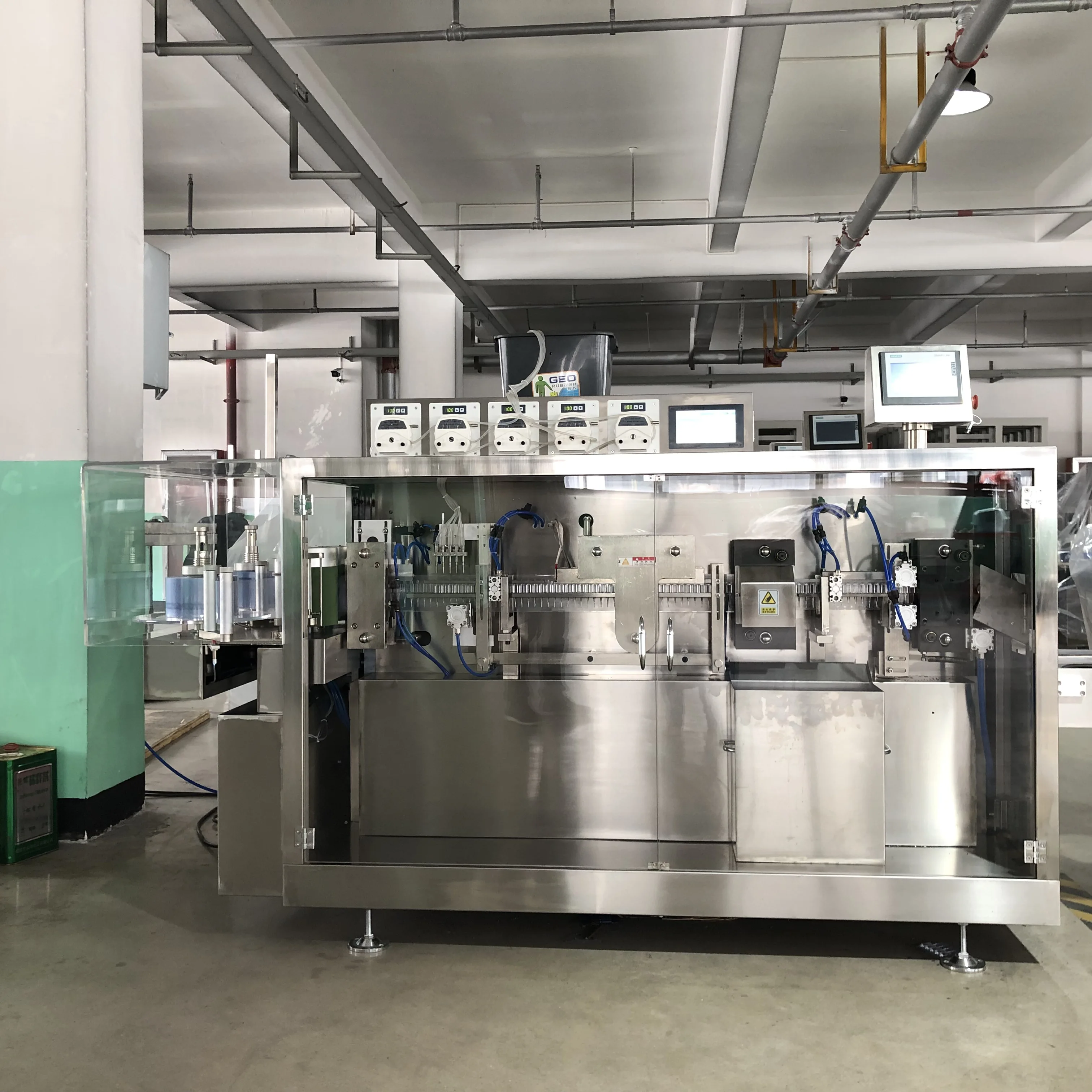  HOLS-118 Automatic 1-50Ml Plastic Ampoule Making Filling Sealing Machine Low Temp For