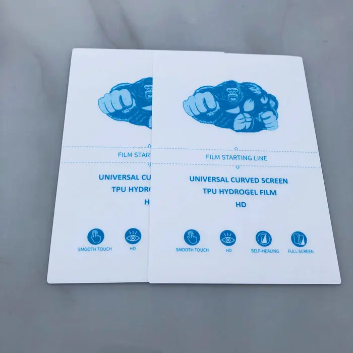 Flexible hydrogel film hydrogel film protective screen mobile phone screen protector tpu hydrogel film