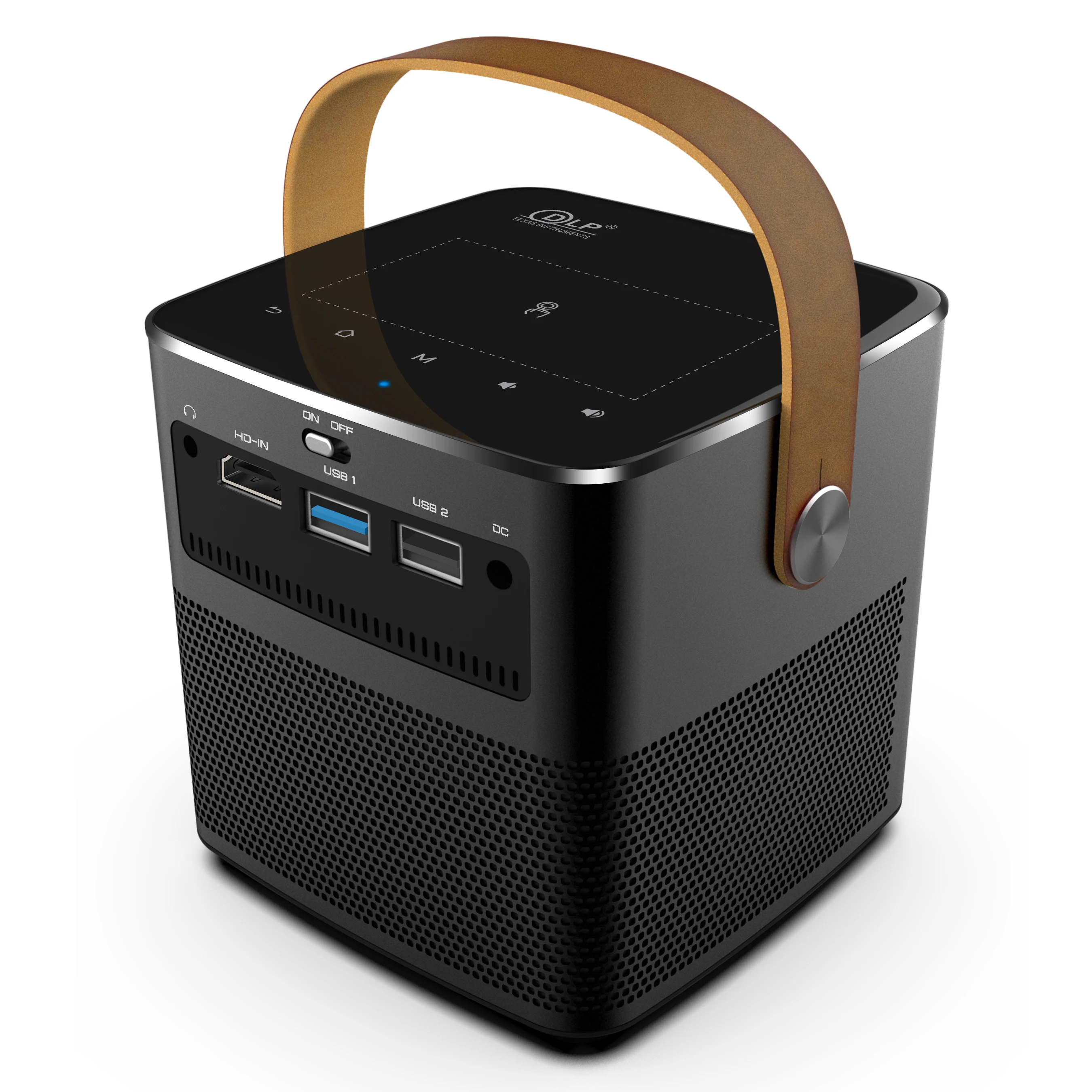 Projection Light And Led Osram 500 1 Contrast Bright Home Theater DLP Mini Projector