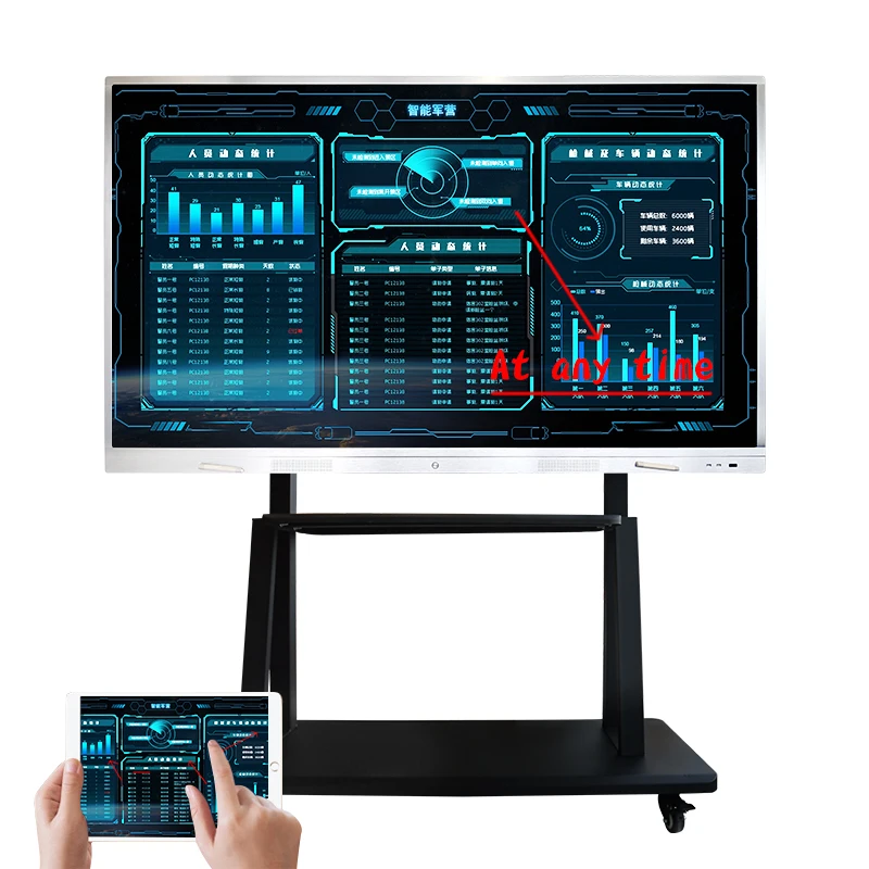 LCD Outdoor Smart Notice Boards School Black Child School Slate Innovative School Tool Information Technology Products 86 Inch