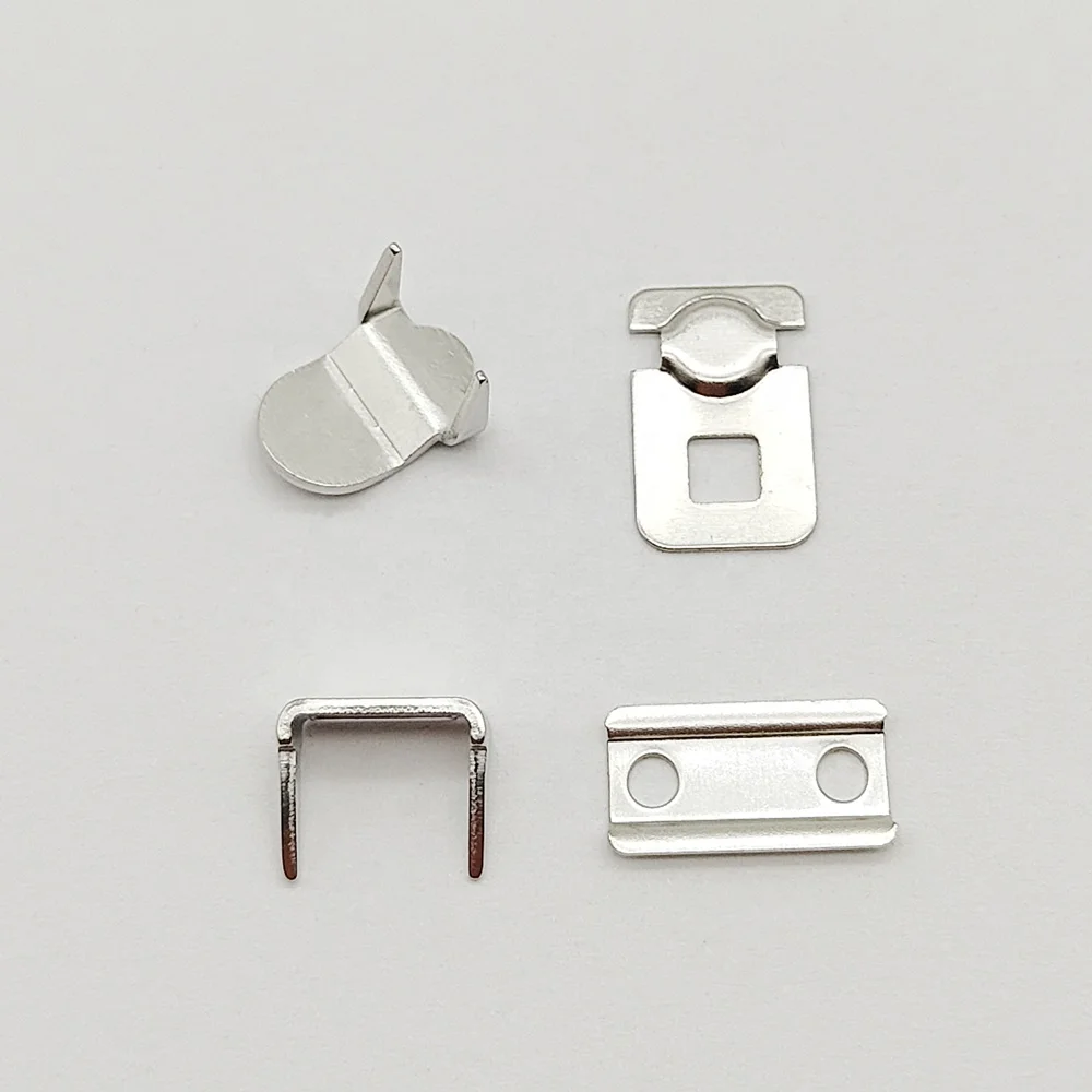 6.5mm Small Brass Quality Two Prongs Trousers Hook and Bar Pants Skirt Hook JY1141