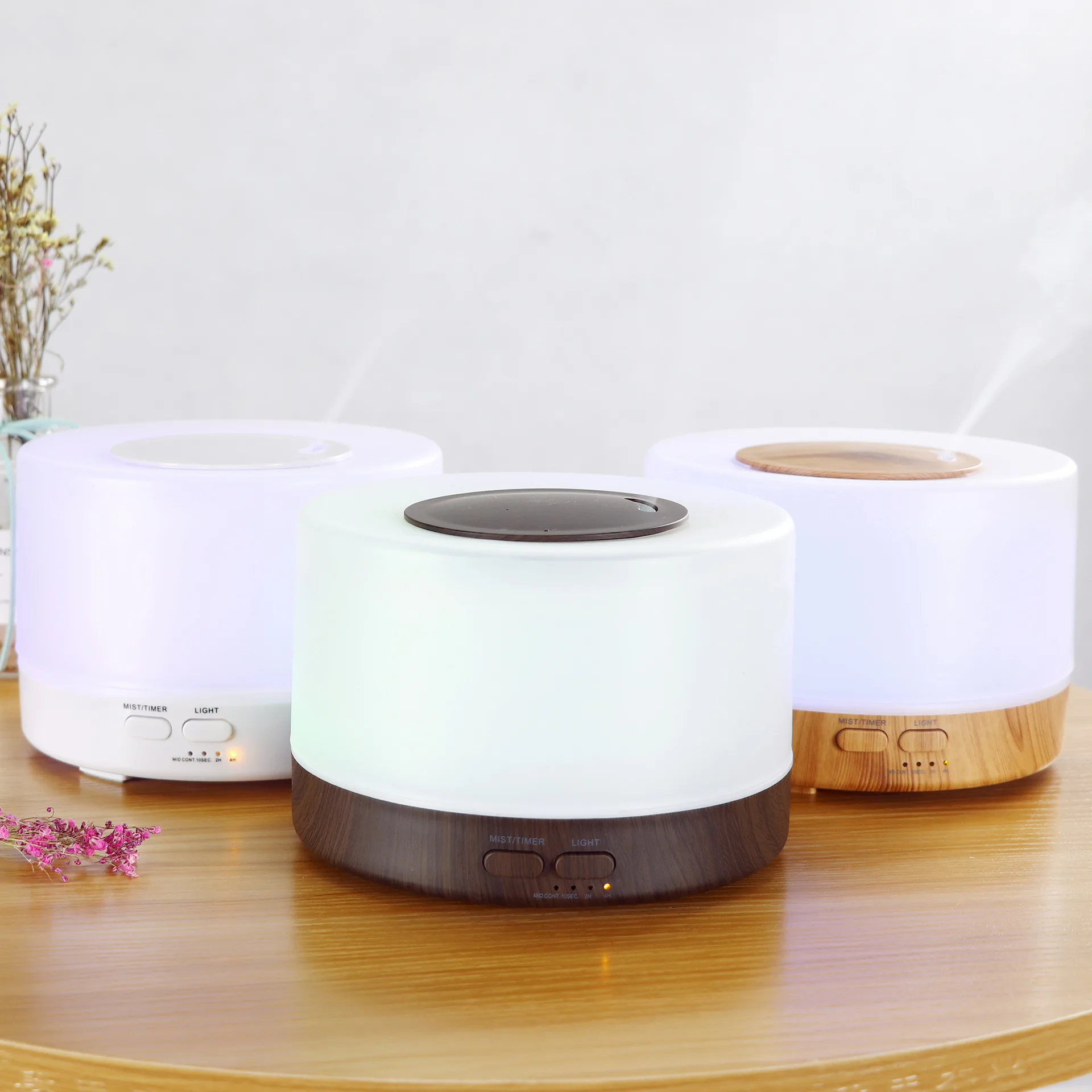500ml Wifi Intelligence Modern Home Humidifier Spa Ultrasonic Humidifier Air Atomization Purification Machine