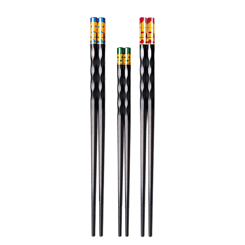 Hot sale reusable japan black pps fiber glass alloy sushi chop stick