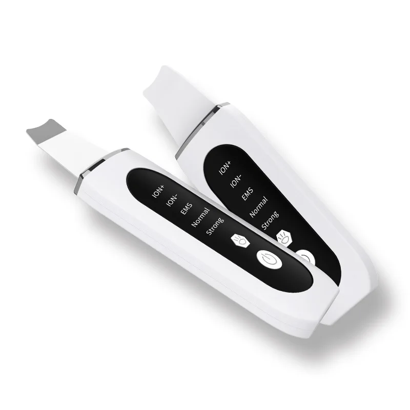 New ultrasonic dead skin knife household pore cleaner color light EMS black head shovel beauty instrument blackhead remover