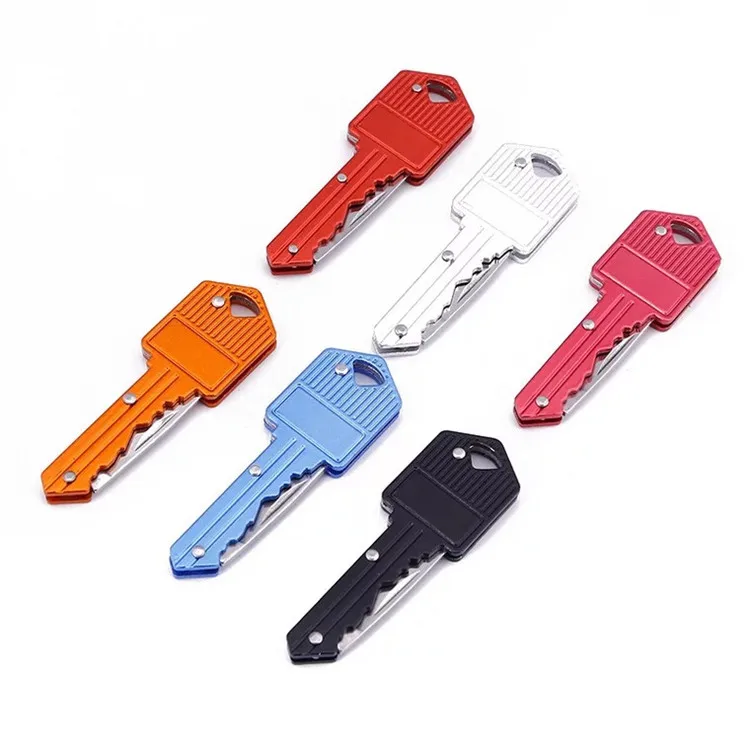 Stainless Steel Small Self Defense Knifes Camping Key Outdoor Survival Folding Hunting Pocket keychain Knife For Sale