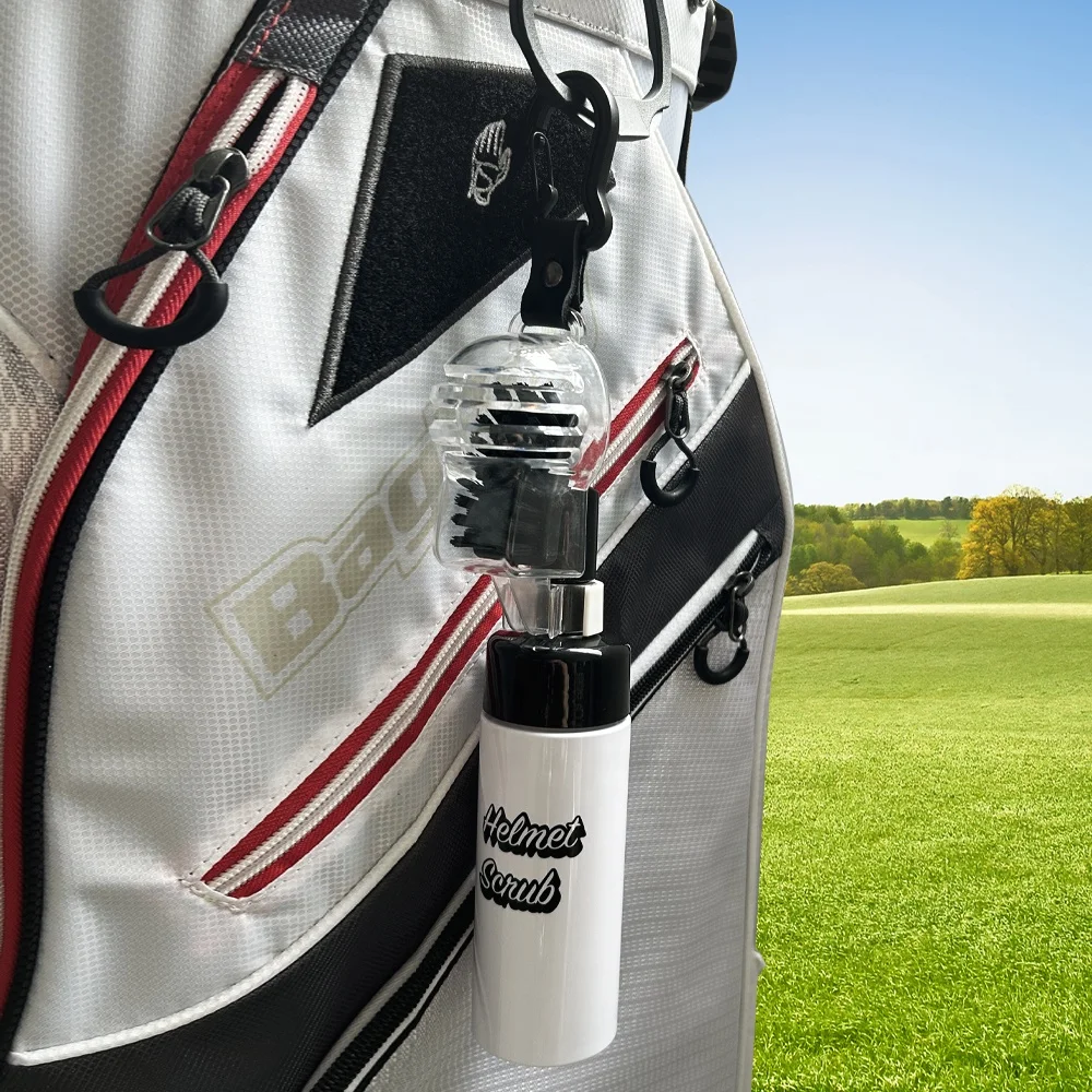Wholesale golf clean Brush with Water Spray Bottle Cleaning Tool Golf Cleaner