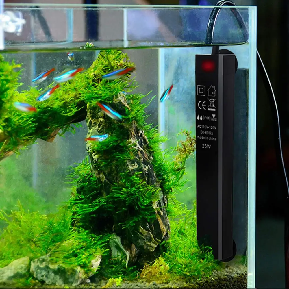 Gako HT 15W 25W Digital Aquarium Heater Fish Tank Heater Portable Mini Electric Automatic Constant Temperature Aquarium Heater