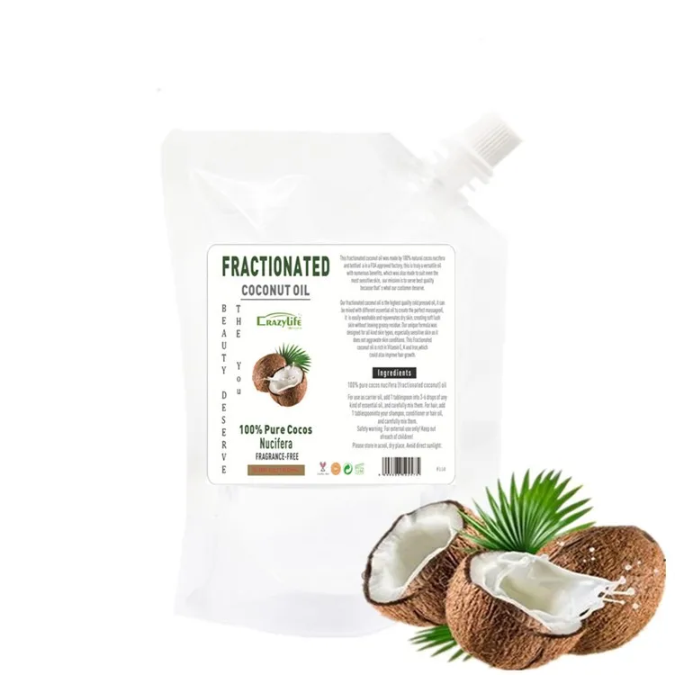 Crazylife 160ml Natural Organic Coconut Oil Face Massage Essential Oil Moisturizing Control Skin Care oil  dropshipping