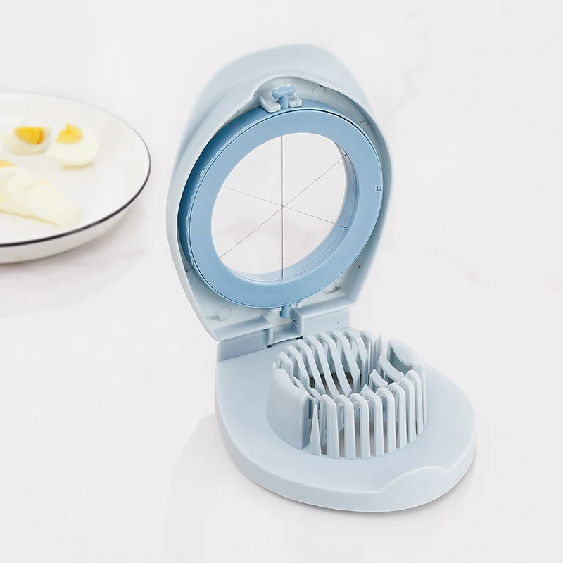 3 in 1 Plastic Boiled Egg Slicer Multi-functional Cutting Wire egg Cutter