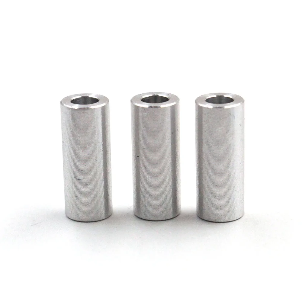 High quality hot sale 6mm 8mm 10mm metal stainless steel round threaded tube bushings spacers sleeve