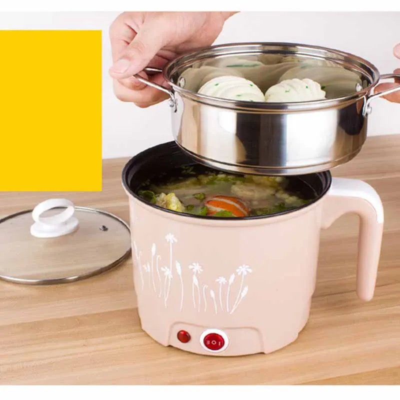  Мини-пароварка для еды dim sum многофункциональная Студенческая электрическая мини-рисоварка/Корейская
