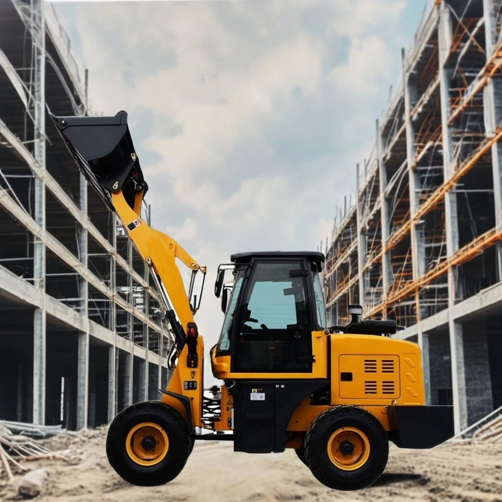 Mini 1.2ton Hydraulic Pump Diesel 4WD Wheel Loader Charger Used/New 2 Ton Load Liyuan Yunnei Garden Farm Restaurant Retail