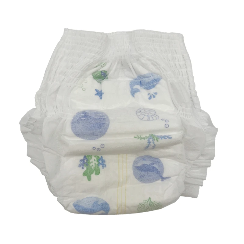 Wholesale SAP Super Absorbing Disposable Nappies Baby Pants Baby Diapers with High Performance