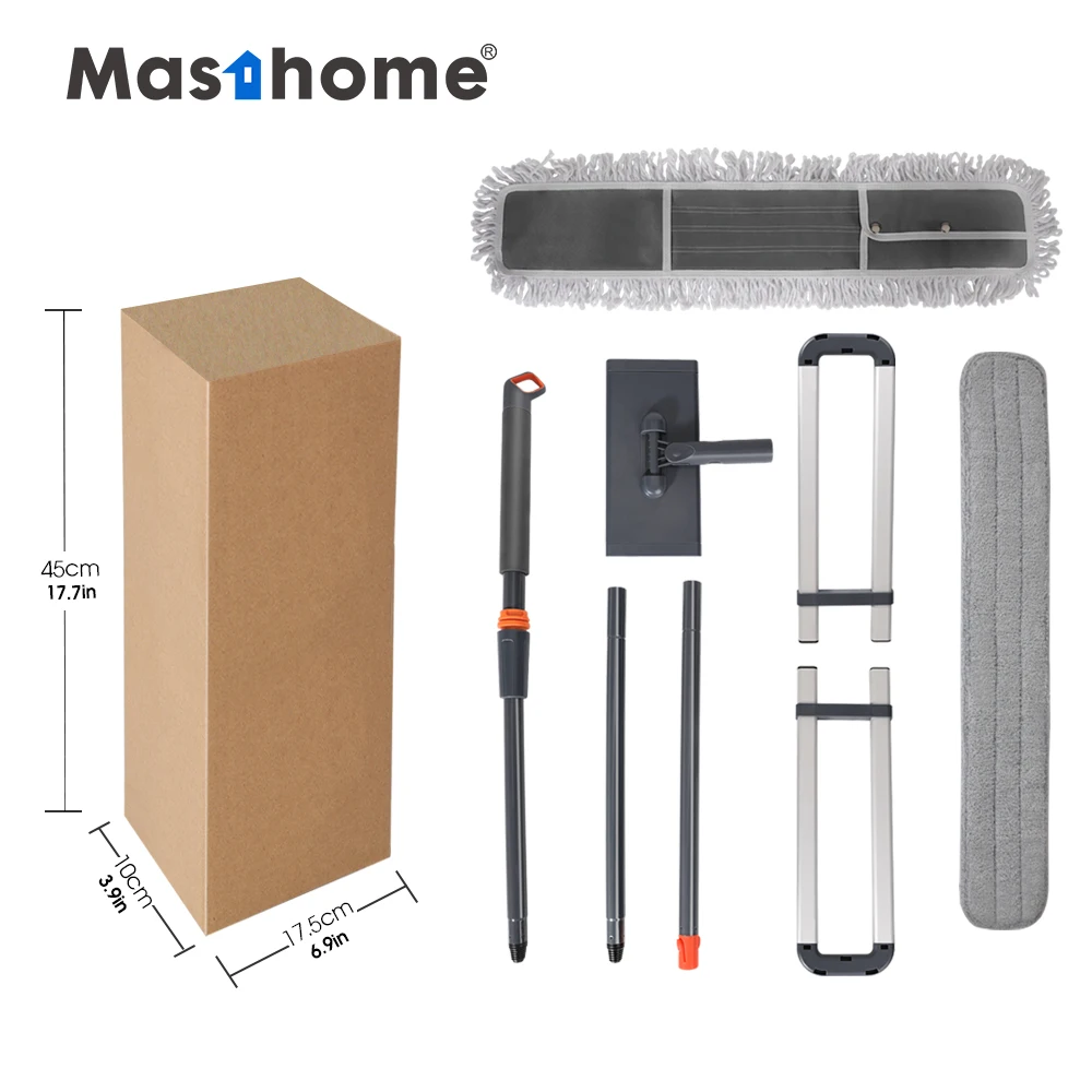 Masthome Cleaning Floor Tools Wholesale Flat Commercial Duster Mop 360 Spin Dust Proof Industrial Suit Mop