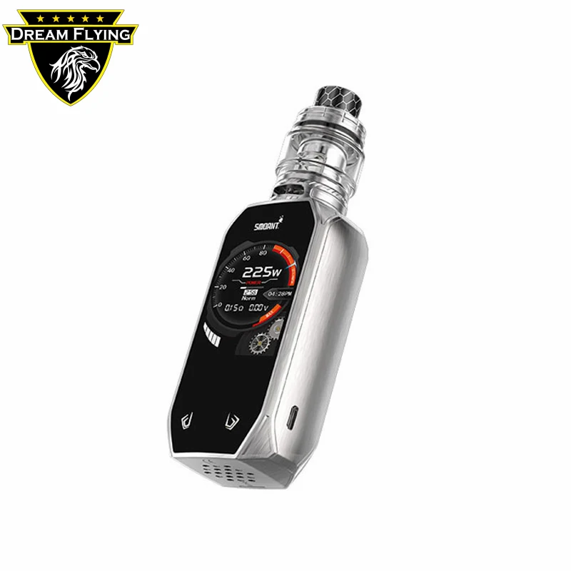 Best quality top filling design and adjustable airflow system box mod 2.4inch colorful screen display Smoant Naboo 225W Kit