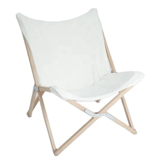 Оптовая продажа деревянный складной кемпинг холст стул