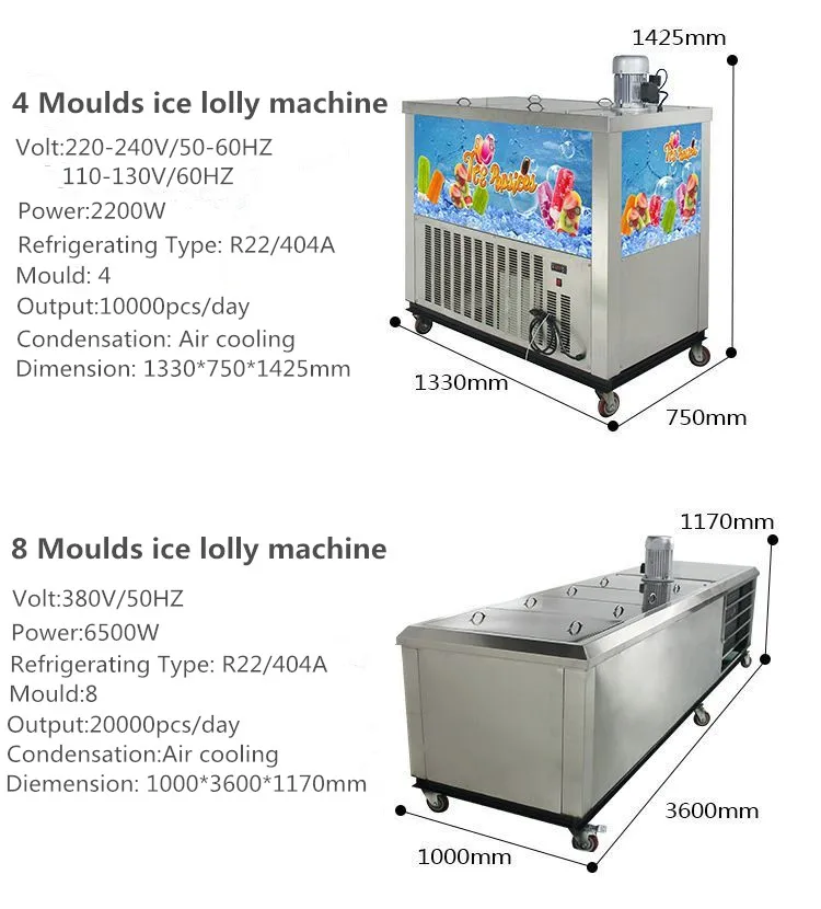 Commercial popsicle ice machine refrigerator lollipop ice making machine industrial rollo stick ice cream lolly freezing machine