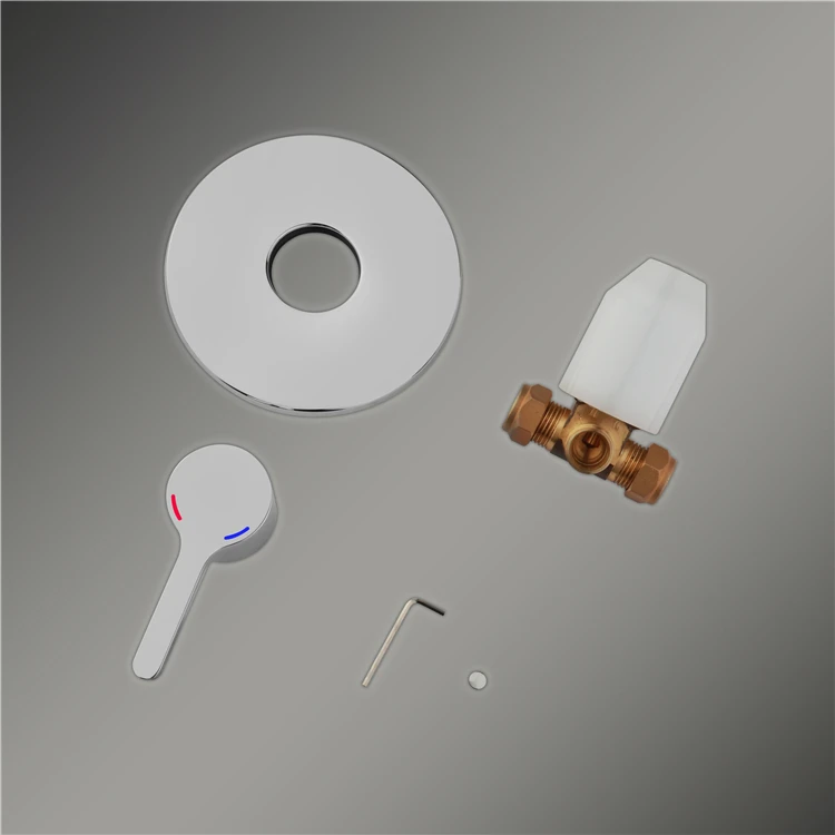 Hot Sale Bathroom In Wall Faucet Chrome Single Handle Concealed Mixer