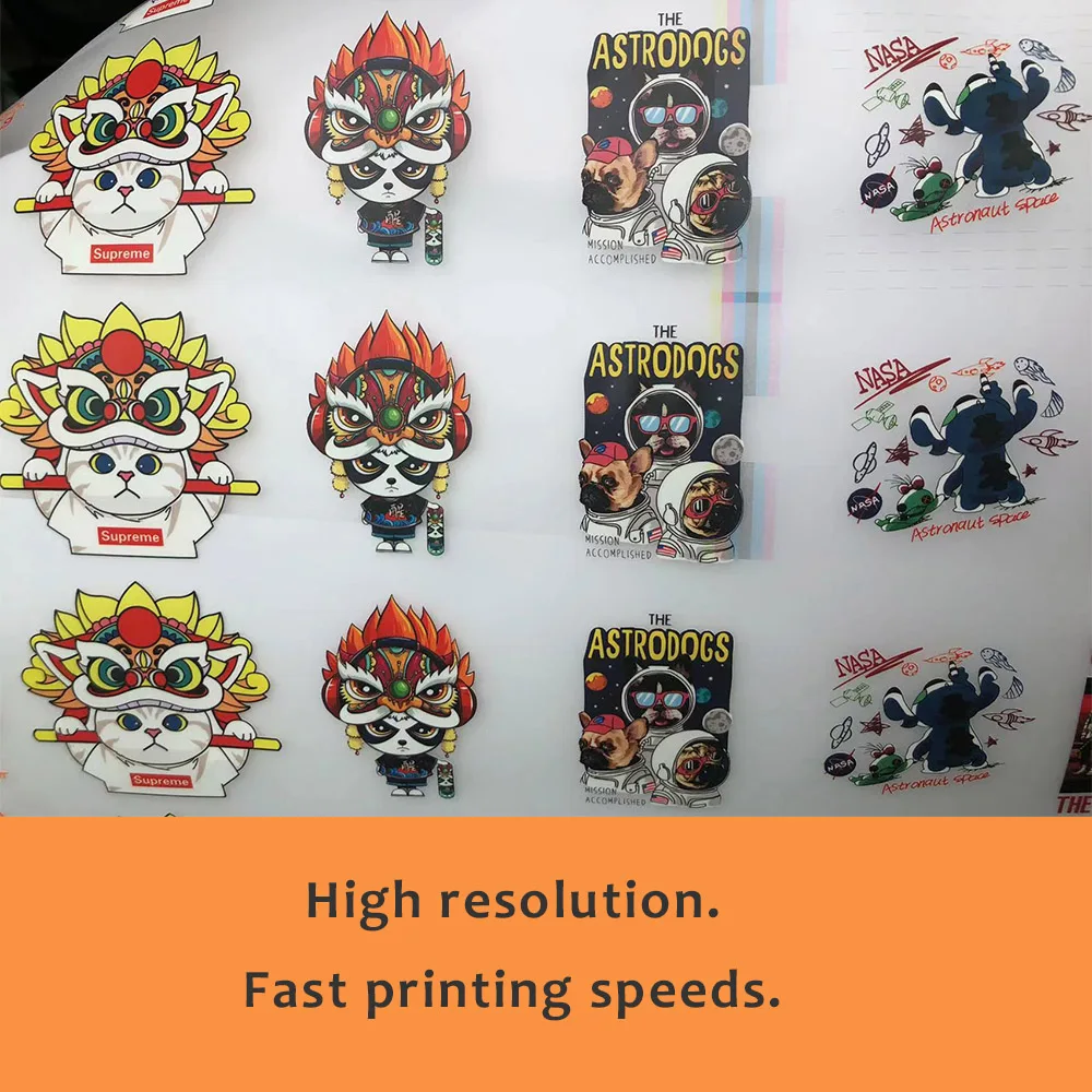 kaiou 60cm dual heads XP600 head heat press machine Tshirt printing A1 DTF sticker printer sportswear printer dtg dtf printer