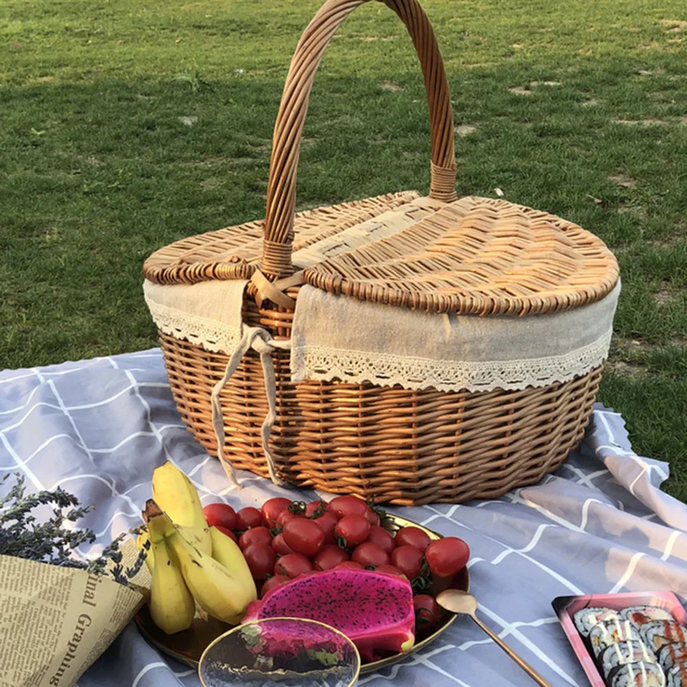 wicker willow handmade wicker natural rattan basket, bread proofing baking basket made in China