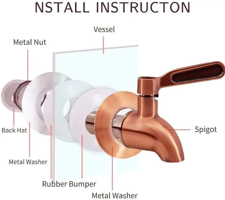 Customized stainless steel coffee dispenser Beverage Tap jar Juice Cold Drink Dispenser Taps